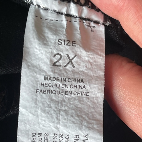 YMI Hyperstretch Black Jeggings - Picture 2 of 5